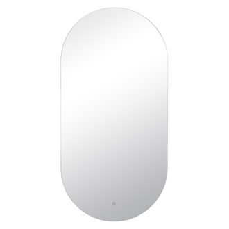 Мансарда с LED- подсветкой сенсорное, овальное, 50х100 см 10051-Zm1