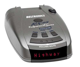 Beltronics RX 65 i - Red