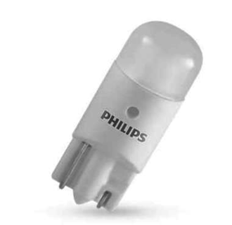 Philips 12V T10 W5W (W2.1x9.5d) LED LP 5500K (2шт) (127916000KB2)